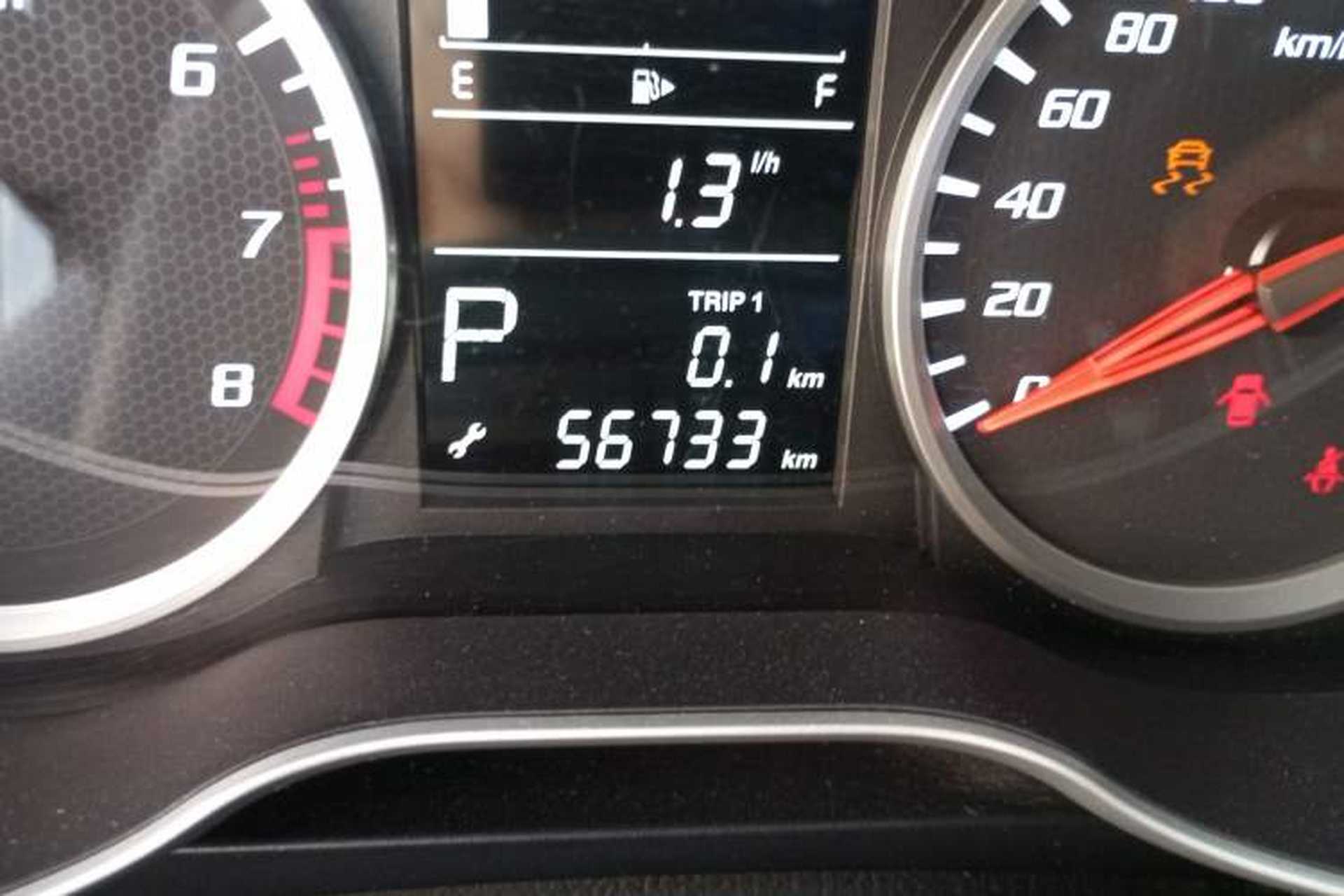 Used Bestune X40 2019 1.6L Automatic Luxury Version China V Emission Standard Odometer Close Up