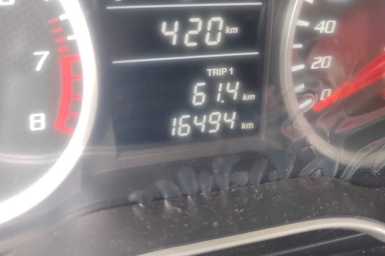 Used Bestune X40 2019 1.6L Manual Luxury Edition China VI Odometer Close Up