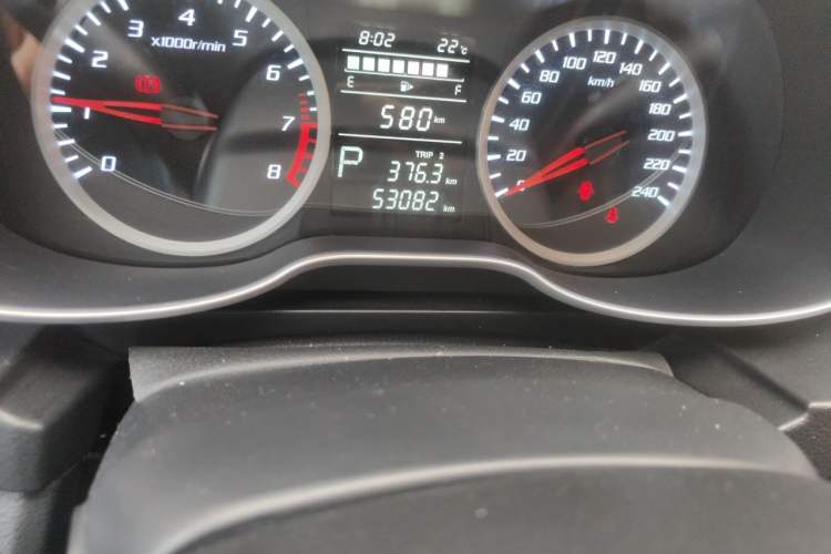 Used Bestune X40 2019 1.6L Automatic Luxury Version China V Emission Standard Odometer Close Up