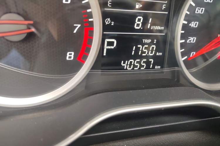Used Bestune X40 2019 1.6L Automatic Luxury Version China V Emission Standard Odometer Close Up