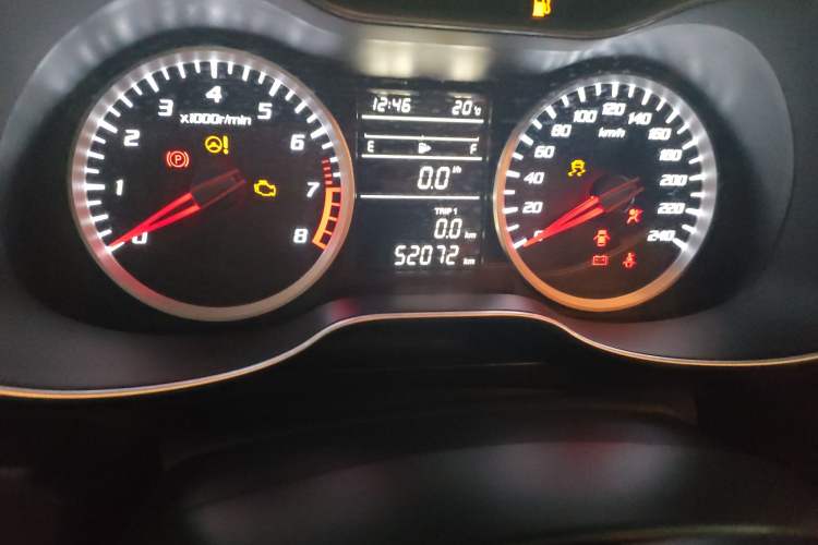 Used Bestune X40 2019 1.6L Manual Luxury Edition China VI Odometer Close Up