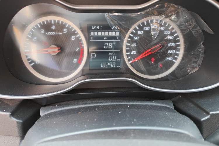 Used Bestune X40 2019 1.6L Automatic Luxury Edition China VI Odometer Close Up