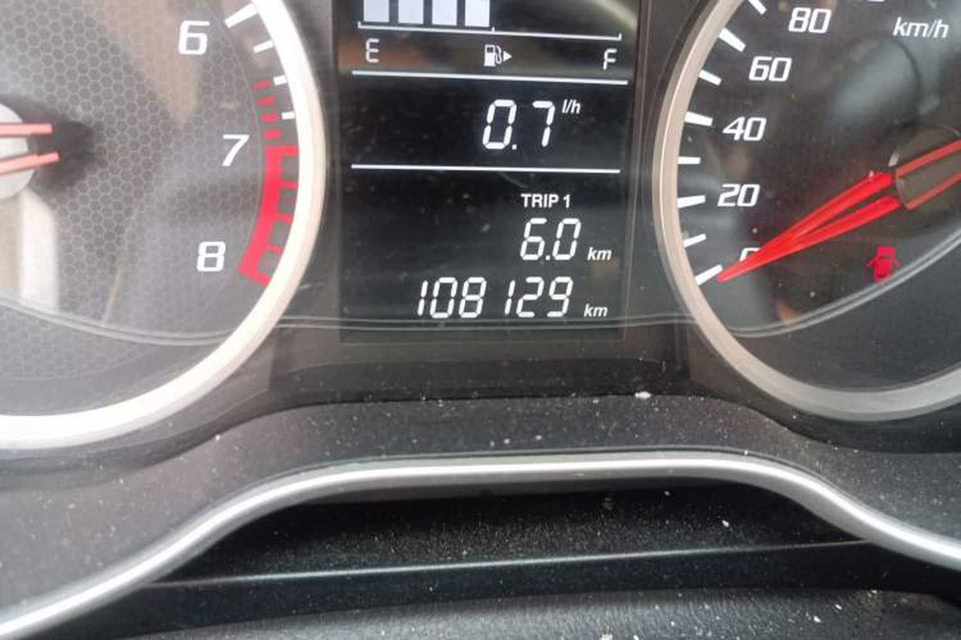 Used Bestune X40 2019 1.6L Manual Luxury Edition China VI Odometer Close Up