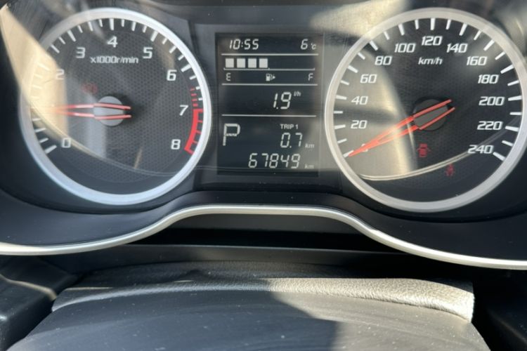 Used Bestune X40 2019 1.6L Automatic Luxury Edition China VI Odometer Close Up