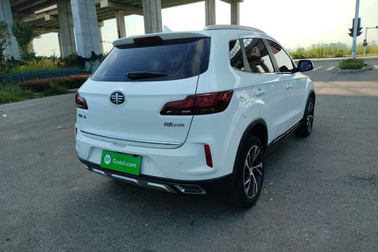 Used Bestune X40 2019 1.6L Automatic Luxury Edition China VI Rear Right 45 Deg