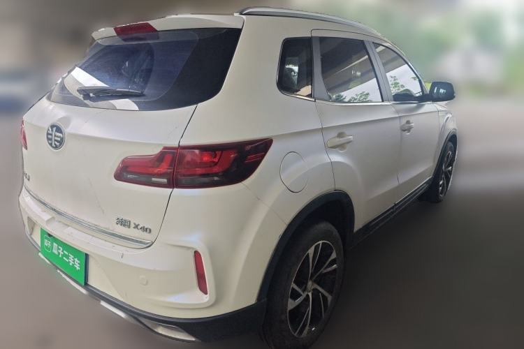 Used Bestune X40 2019 1.6L Manual Luxury Edition China VI Rear Right 45 Deg