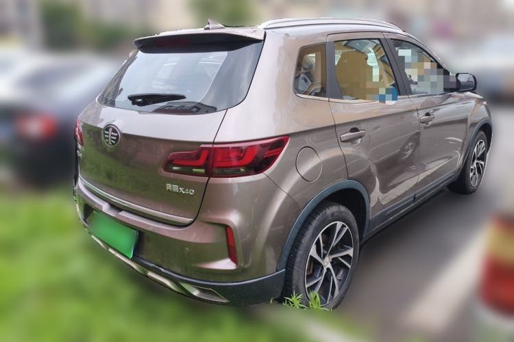 Used Bestune X40 2019 1.6L Automatic Luxury Version China V Emission Standard Rear Right 45 Deg