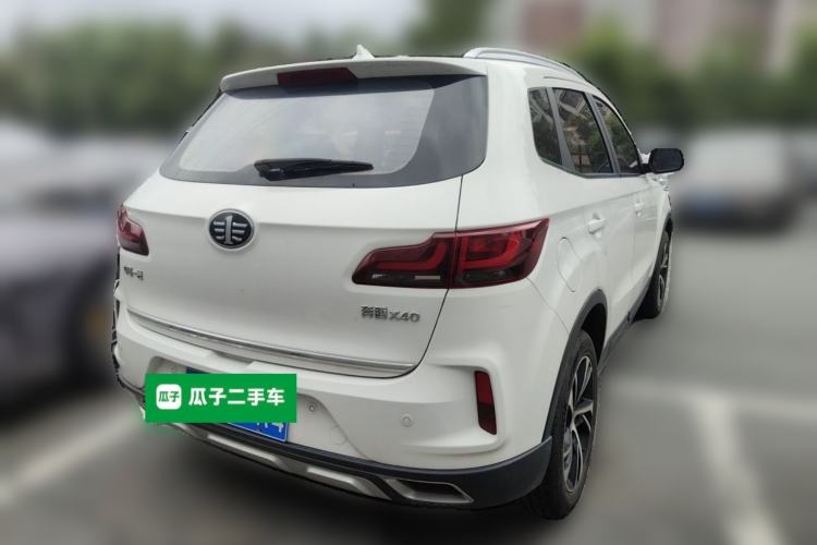Used Bestune X40 2019 1.6L Automatic Luxury Version China V Emission Standard Rear Right 45 Deg