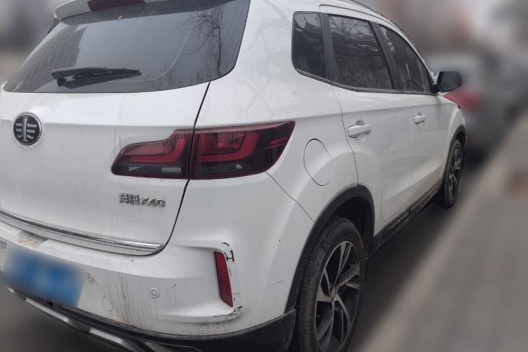 Used Bestune X40 2019 1.6L Automatic Luxury Version China V Emission Standard Rear Right 45 Deg