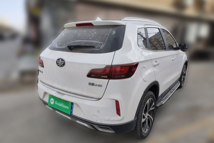 Used Bestune X40 2019 1.6L Automatic Luxury Version China V Emission Standard Rear Right 45 Deg