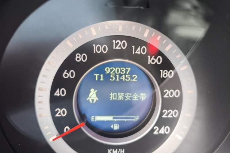 Used Bestune X80 2015 2.0L Manual Luxury Edition Odometer Close Up