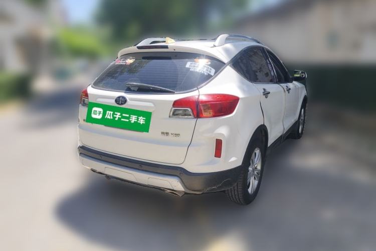 Used Bestune X80 2015 2.0L Manual Luxury Edition Rear Right 45 Deg