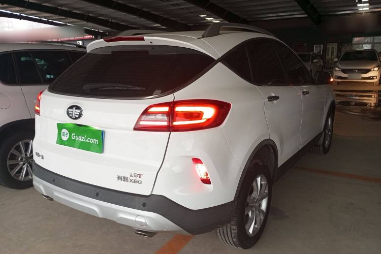 Used Bestune X80 2017 1.8T Automatic Luxury Model Rear Right 45 Deg