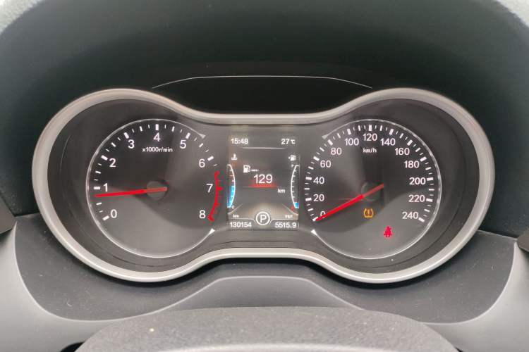 Used Bestune X80 2018 Live Edition 1.8T Automatic Luxury Model Instrument Cluster