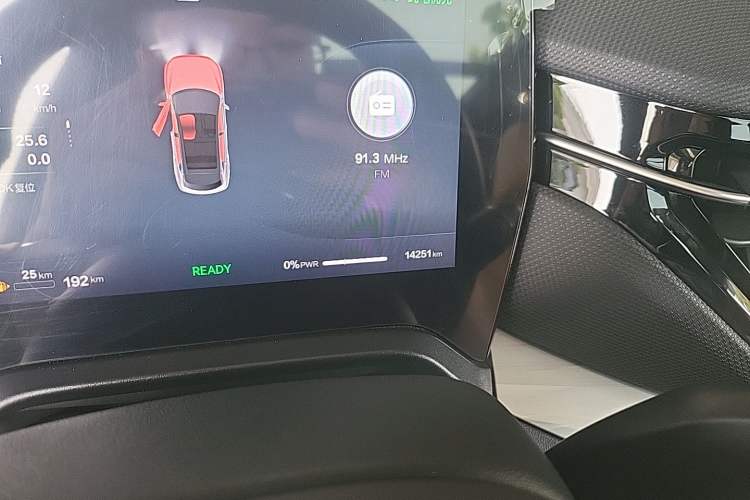 Used Bestune Yueyi 07 2025 210km Leisure Edition Odometer Close Up