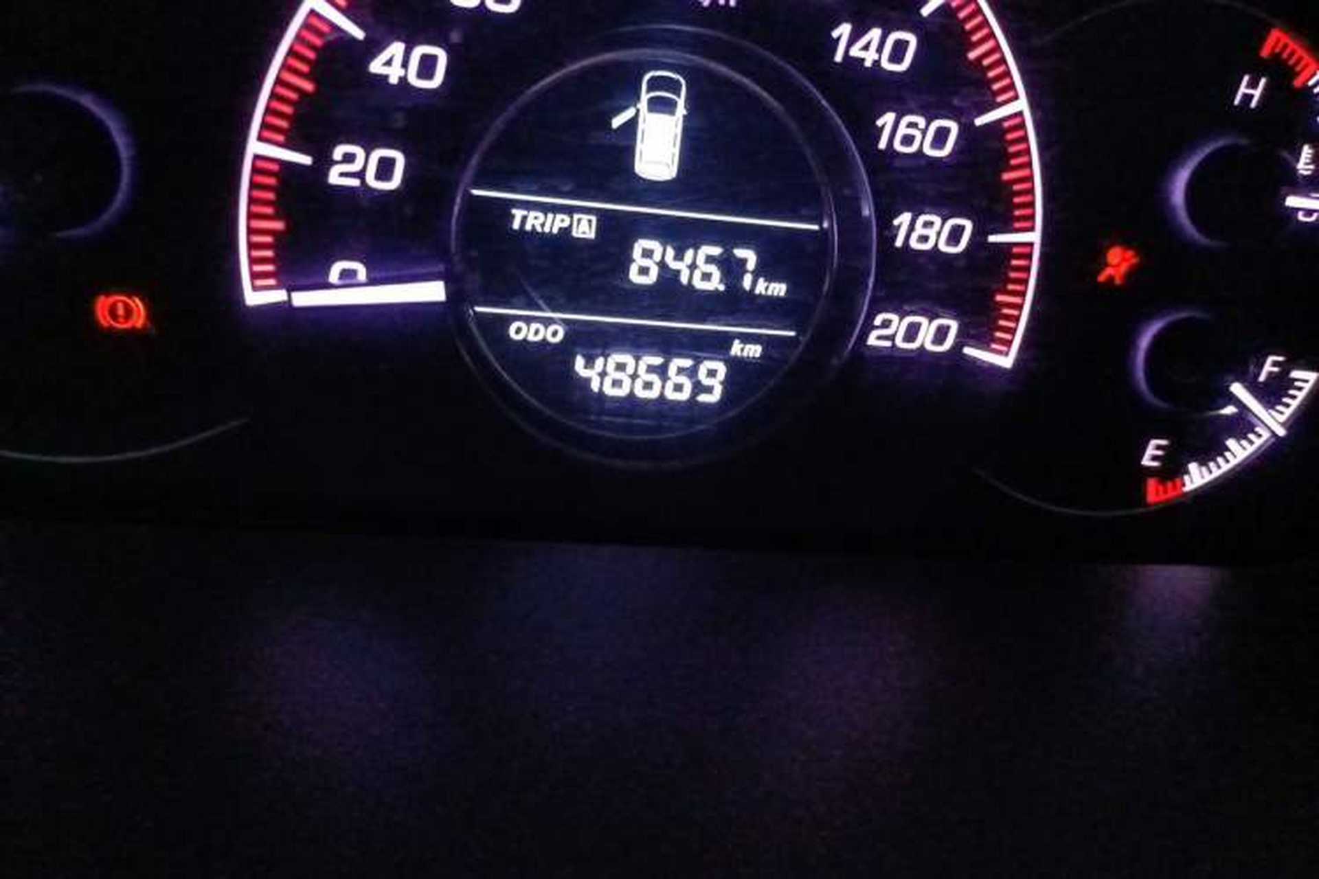 Used Bisu M3 2017 1.5L Luxury Model Odometer Close Up