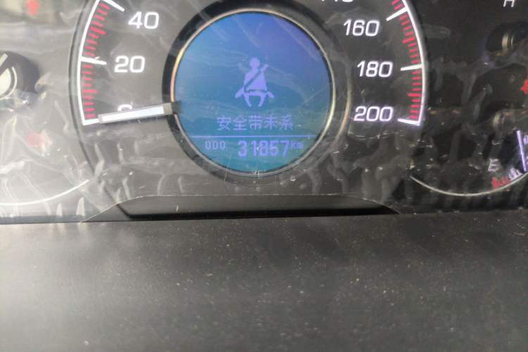 Used Bisu M3 2017 1.5L Luxury Model Odometer Close Up