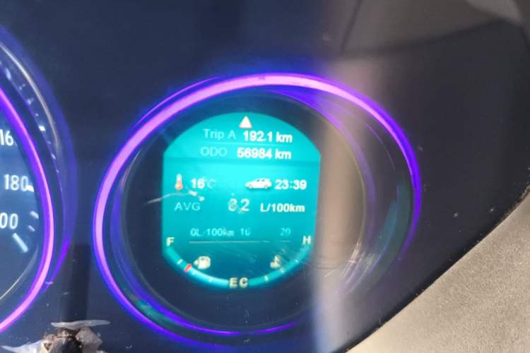 Used Bisu T3 2017 1.3T Manual Luxury Model Odometer Close Up