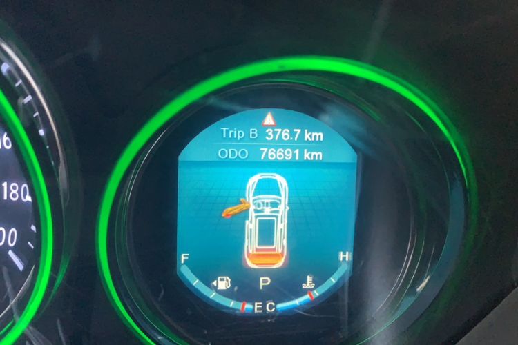Used Bisu T3 2017 1.3T CVT Luxury Model Odometer Close Up