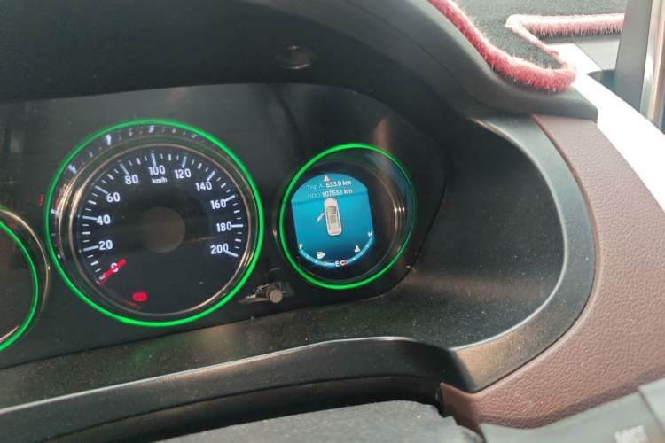 Used Bisu T5 2017 1.5T Manual Comfort Model Odometer Close Up