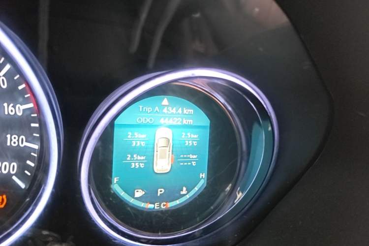 Used Bisu T5 2017 1.5T Automatic Luxury Model Odometer Close Up