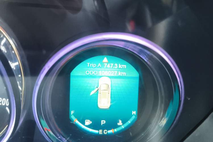 Used Bisu T5 2017 1.5T Automatic Luxury Model Odometer Close Up