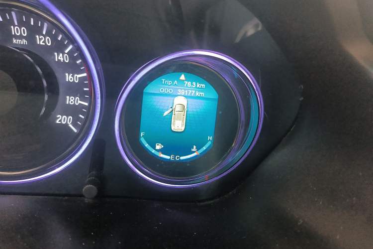 Used Bisu T5 2017 1.5T Manual Elite Version Odometer Close Up