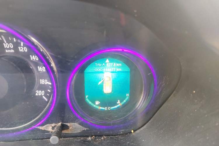 Used Bisu T5 2017 1.5T Manual Comfort Model Odometer Close Up