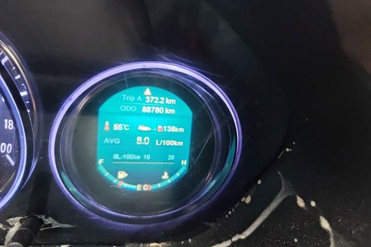 Used Bisu T5 2017 1.5T Manual Comfort Model Odometer Close Up