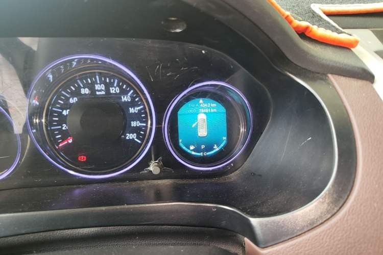 Used Bisu T5 2017 1.5T Automatic Luxury Model Odometer Close Up