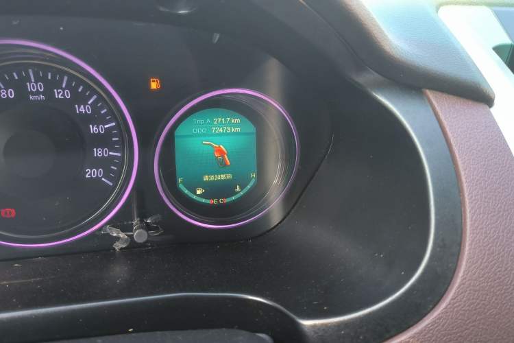 Used Bisu T5 2017 1.5T Manual Comfort Model Odometer Close Up