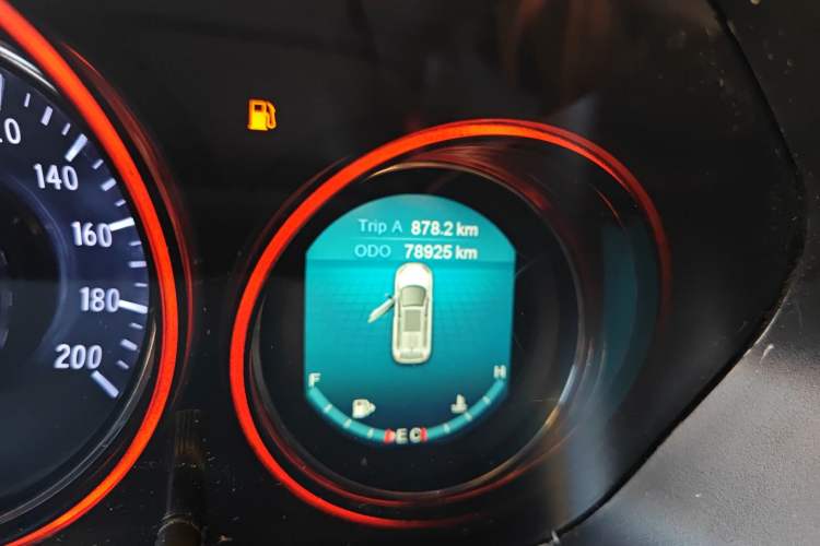 Used Bisu T5 2017 1.5T Manual Comfort Model Odometer Close Up