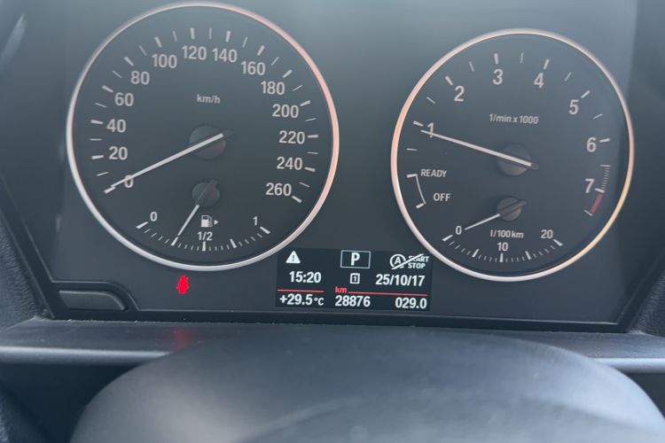 Used BMW 1 Series 2016 118i Urban Design Package Odometer Close Up