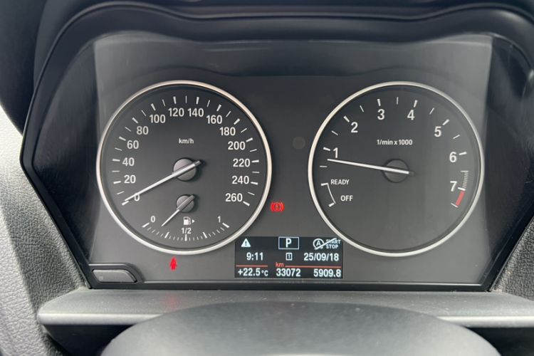 Used BMW 1 Series 2013 Revised 116i Urban Edition Odometer Close Up