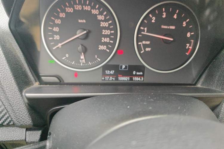 Used BMW 1 Series 2012 116i Leading Model Odometer Close Up