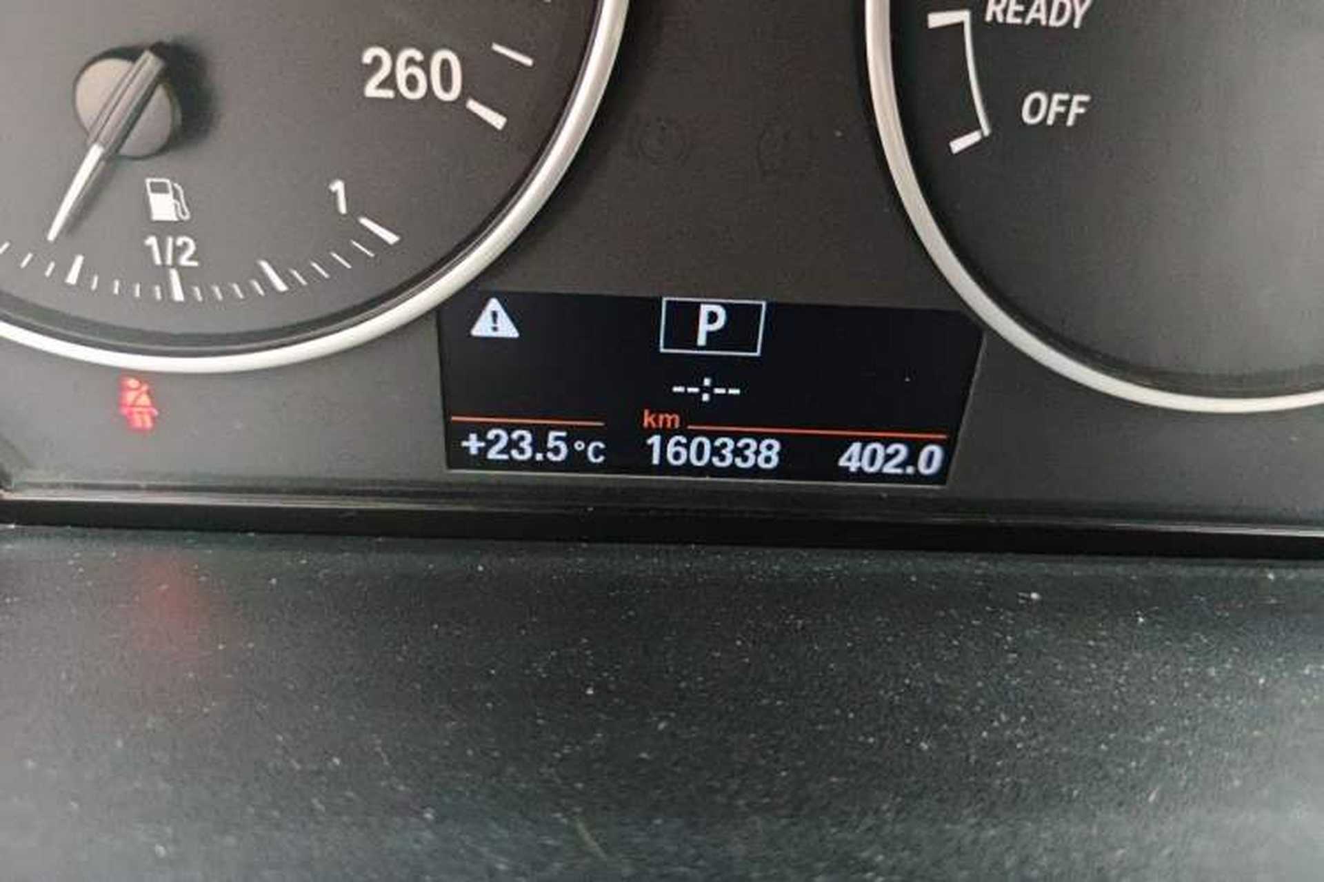 Used BMW 1 Series 2012 116i Leading Model Odometer Close Up