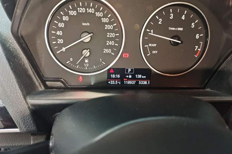 Used BMW 1 Series 2012 116i Urban Edition Odometer Close Up