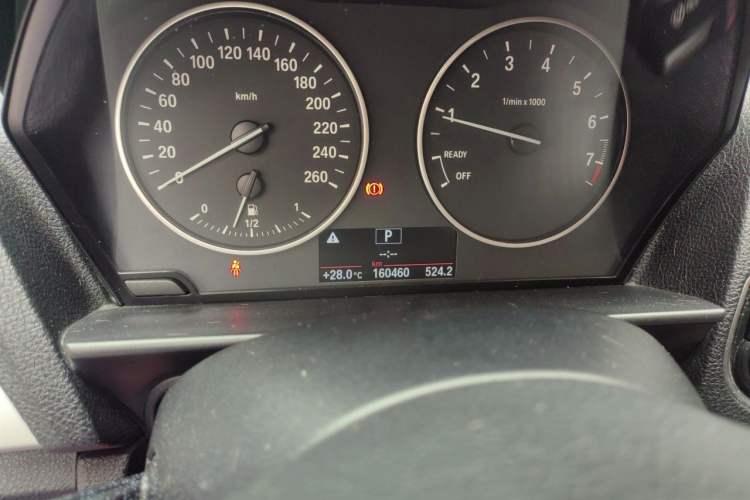 Used BMW 1 Series 2012 116i Leading Model Odometer Close Up