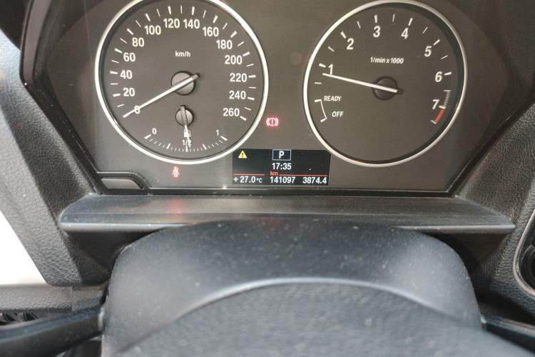 Used BMW 1 Series 2012 116i Leading Model Odometer Close Up