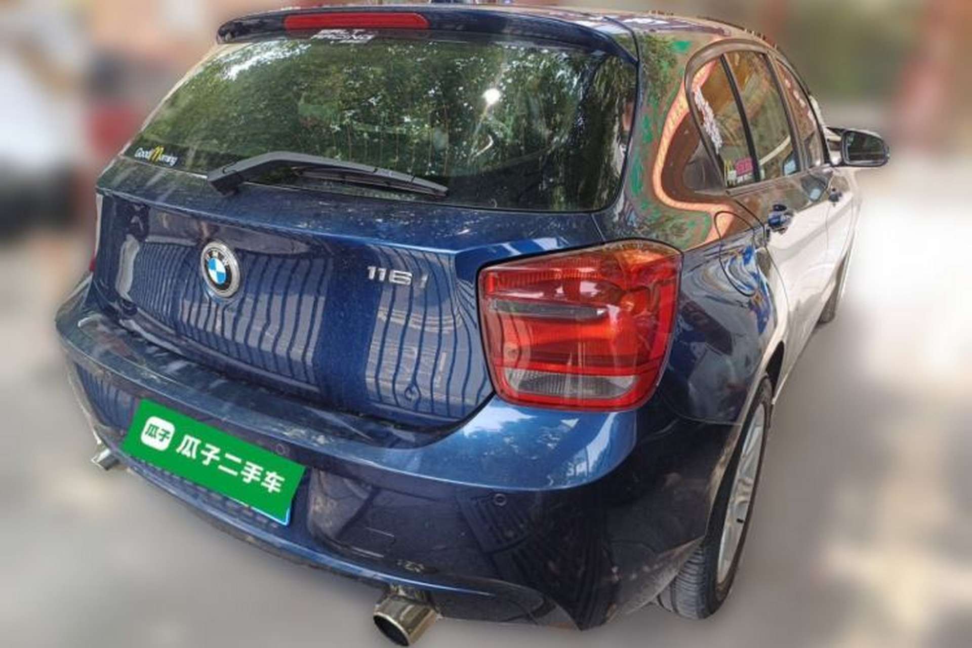 Used BMW 1 Series 2012 116i Leading Model Rear Right 45 Deg