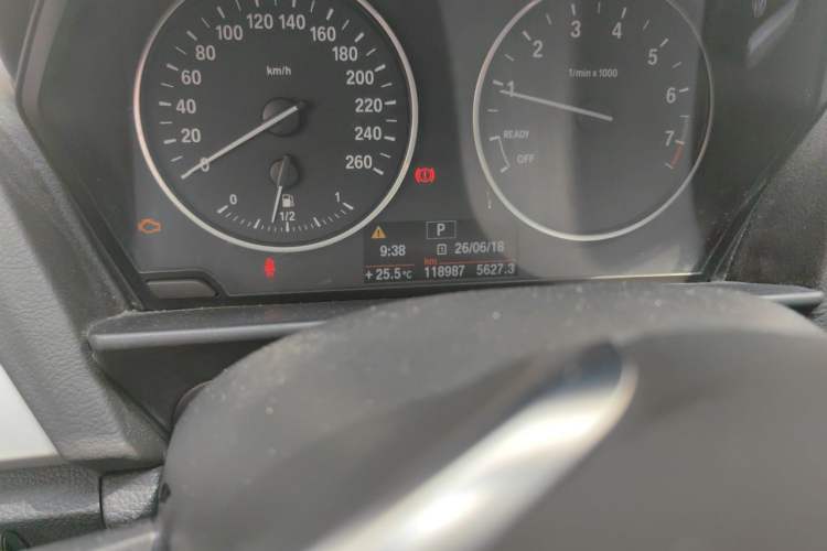 Used BMW 1 Series 2012 116i Leading Model Odometer Close Up