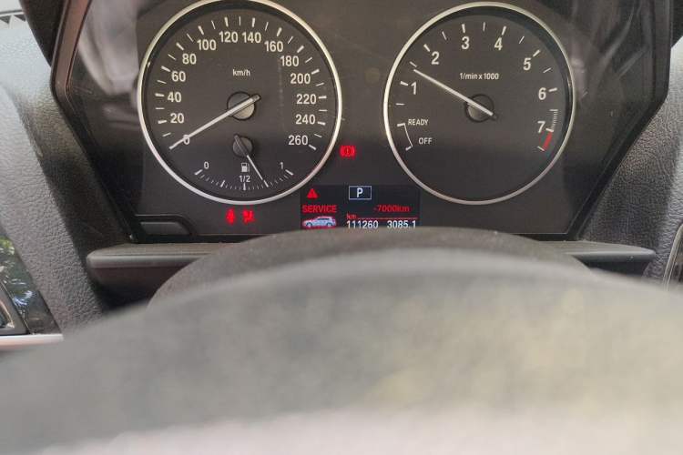 Used BMW 1 Series 2012 116i Leading Model Odometer Close Up
