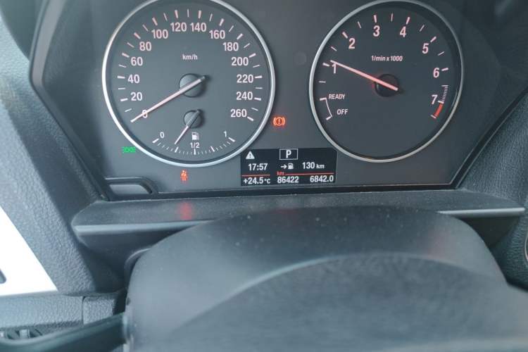 Used BMW 1 Series 2012 116i Leading Model Odometer Close Up