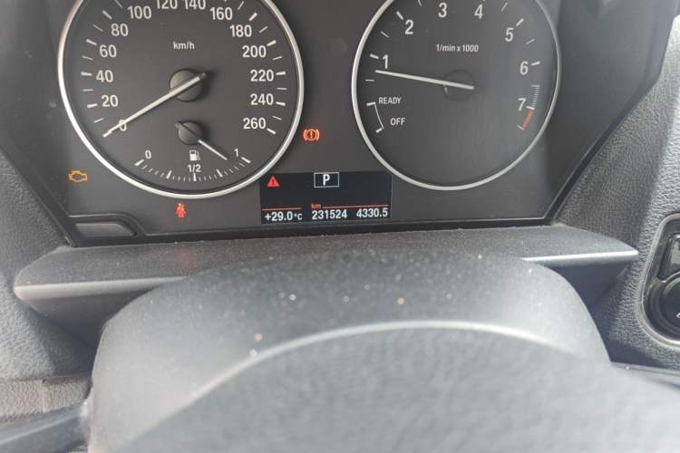 Used BMW 1 Series 2012 116i Leading Model Odometer Close Up