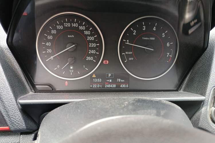 Used BMW 1 Series 2012 118i Sport Edition Odometer Close Up