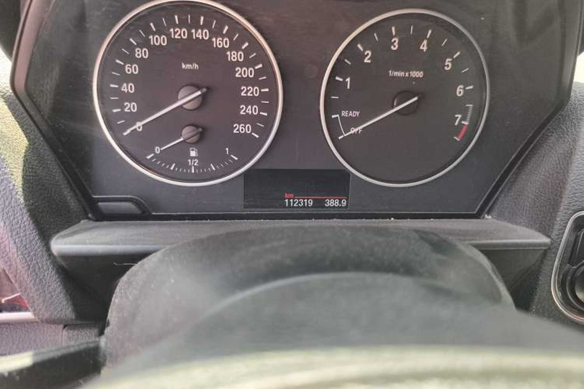 Used BMW 1 Series 2012 116i Urban Edition Odometer Close Up