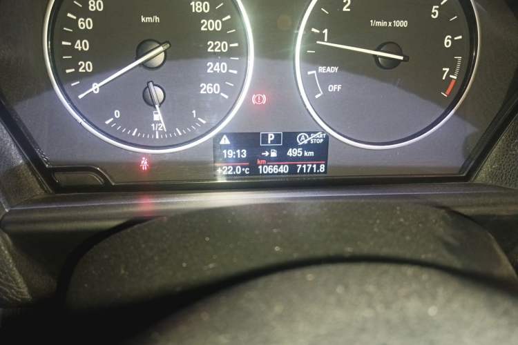 Used BMW 1 Series 2012 116i Urban Edition Odometer Close Up