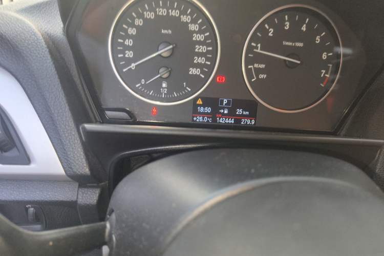 Used BMW 1 Series 2012 118i Leading Model Odometer Close Up