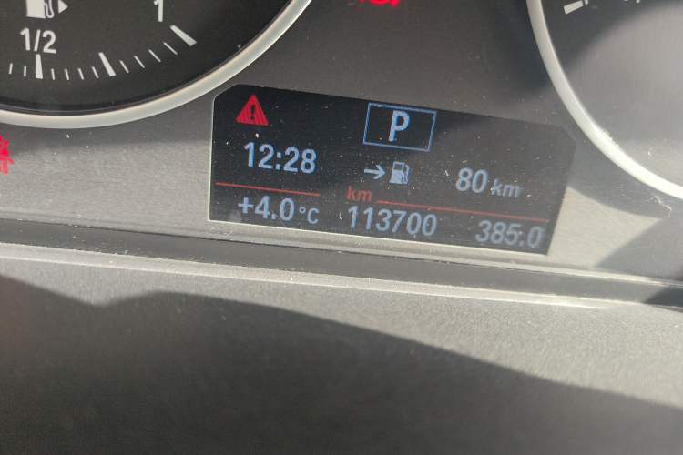 Used BMW 1 Series 2013 Facelifted 118i Leading Edition Odometer Close Up