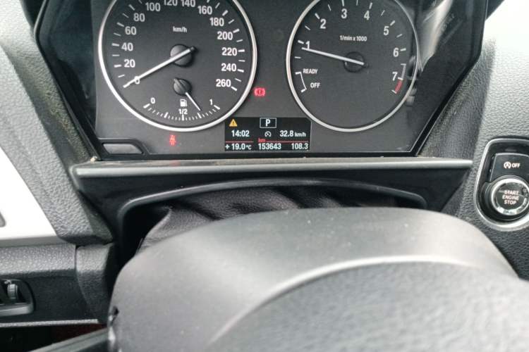 Used BMW 1 Series 2013 Revised 116i Leading Edition Odometer Close Up